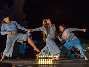Bodies in Motion: CSUCI Dance Showcase photo of CSUCI dancers on stage