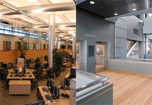 Photo of Interior of New Learning Resource Center