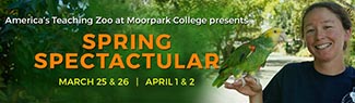 America's Teaching Zoo - Spring Spectacular 2017 image of flyer for America's Teaching Zoo - Spring Spectacular 2017