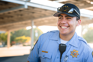 Photograph of Cadet Andres Leos at Ventura College