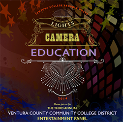 VCCCD Third Annual Entertainment Panel image of flyer for theVCCCD Third Annual Entertainment Panel