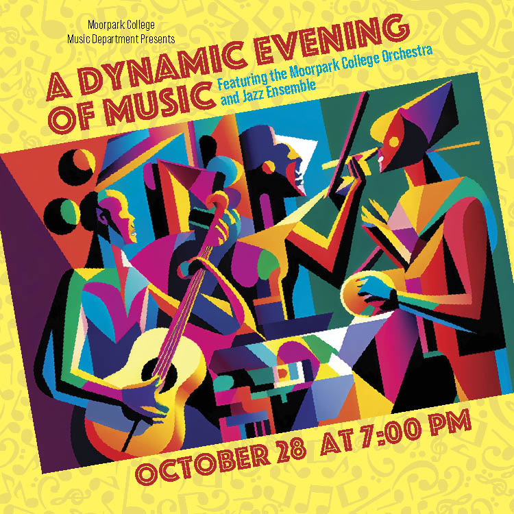 A Dynamic Evening of MusiciColorful Band Playing Instruments
