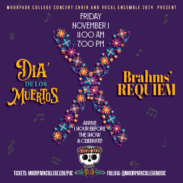 Día de los Muertos X Brahms Requiem Nov 1 11am-7pm