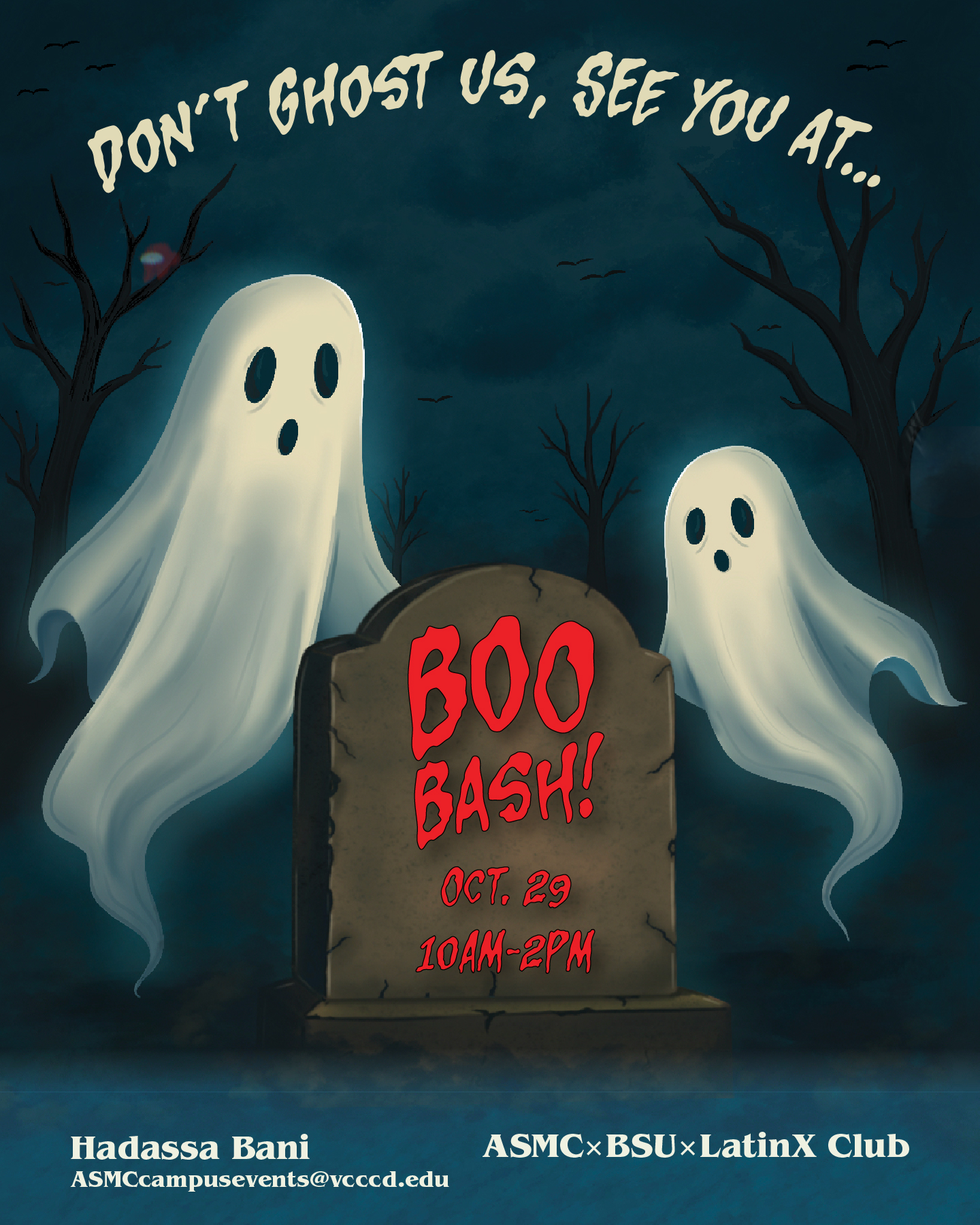 Boo Bash Ghosts and Headstones
