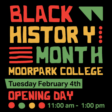Black History Month Opening Day Feb. 4 Quad