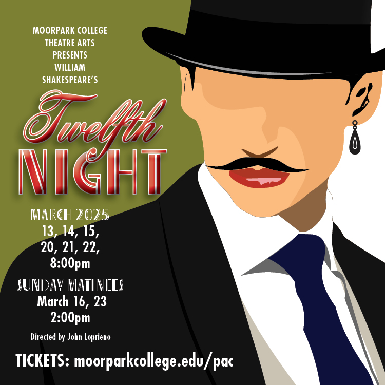 Twelfth Night Woman dressed as man in 1920's