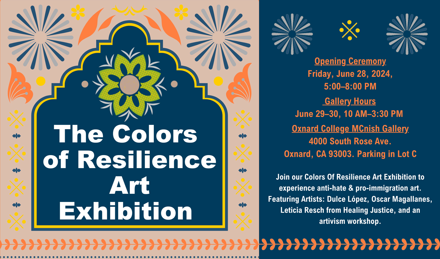 McNish Gallery of Art: The Colors of Resilience Art Exhibition
