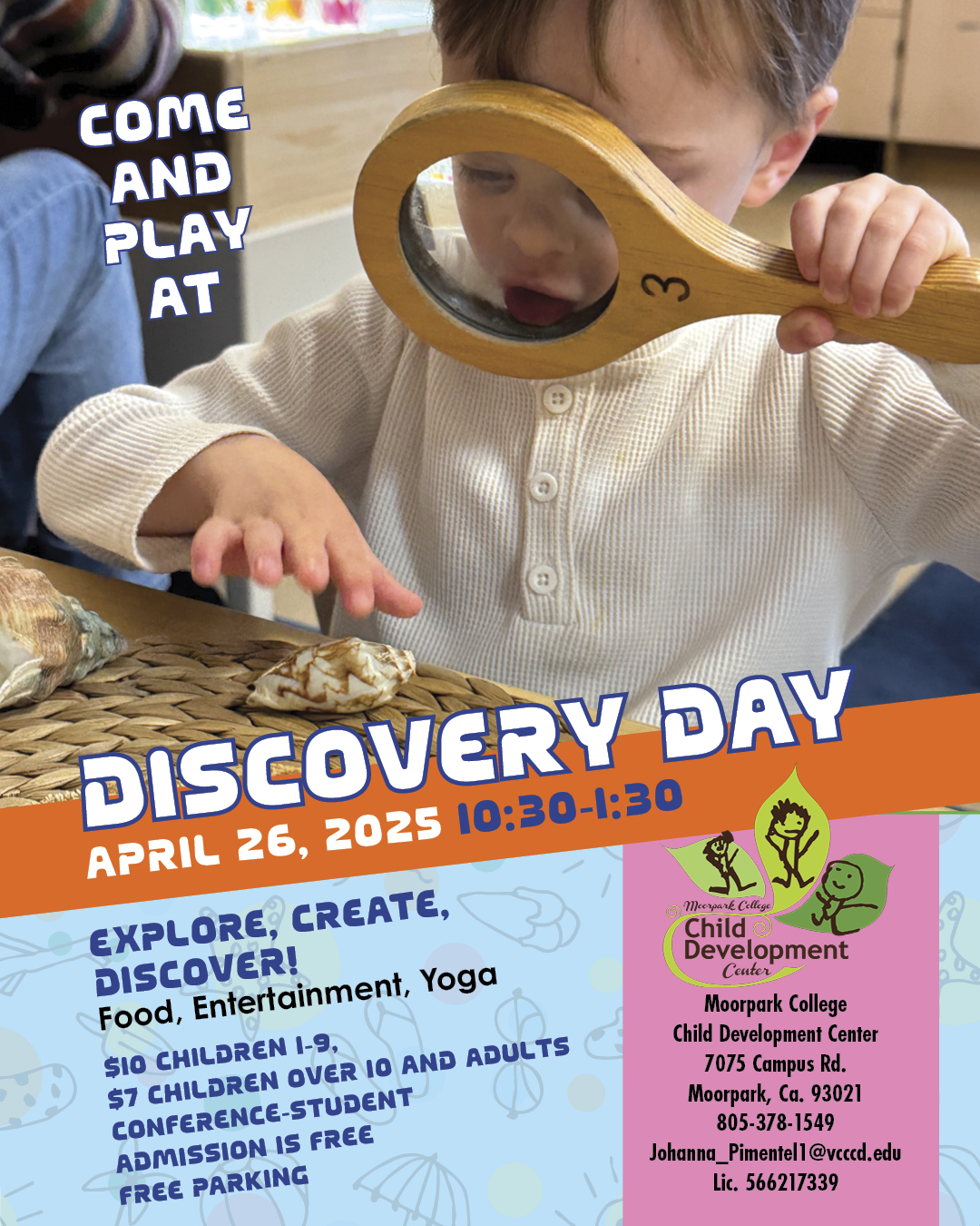 Discovery Day April 26 