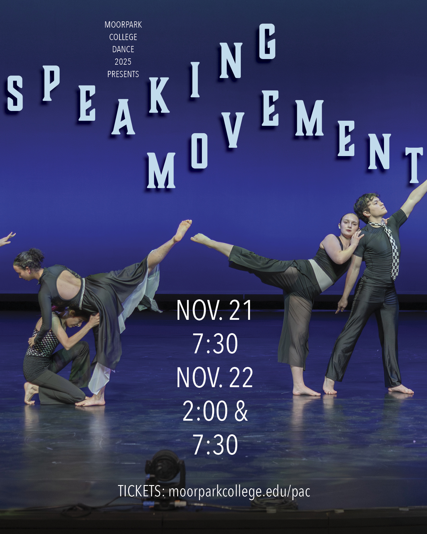 Speaking Movement Dancers Nov 21 and 22