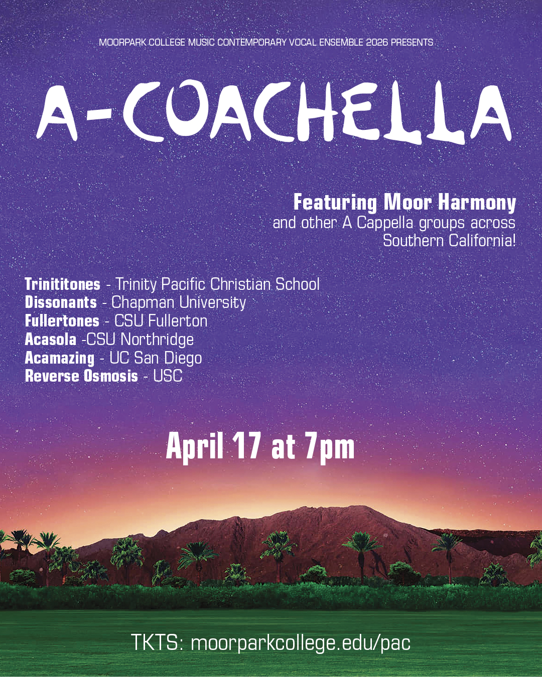 A-Coachella Purple Sky Background