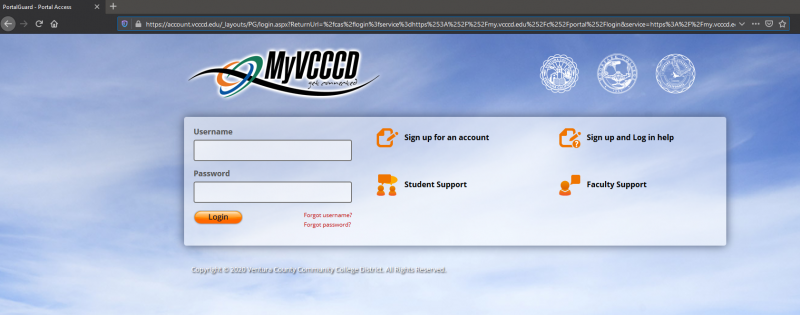 VCCCD Portal https://signin.vcccd.edu