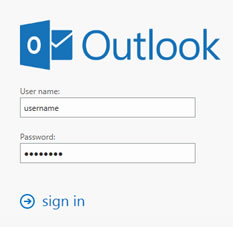 Login Prompt for Outlook Web App