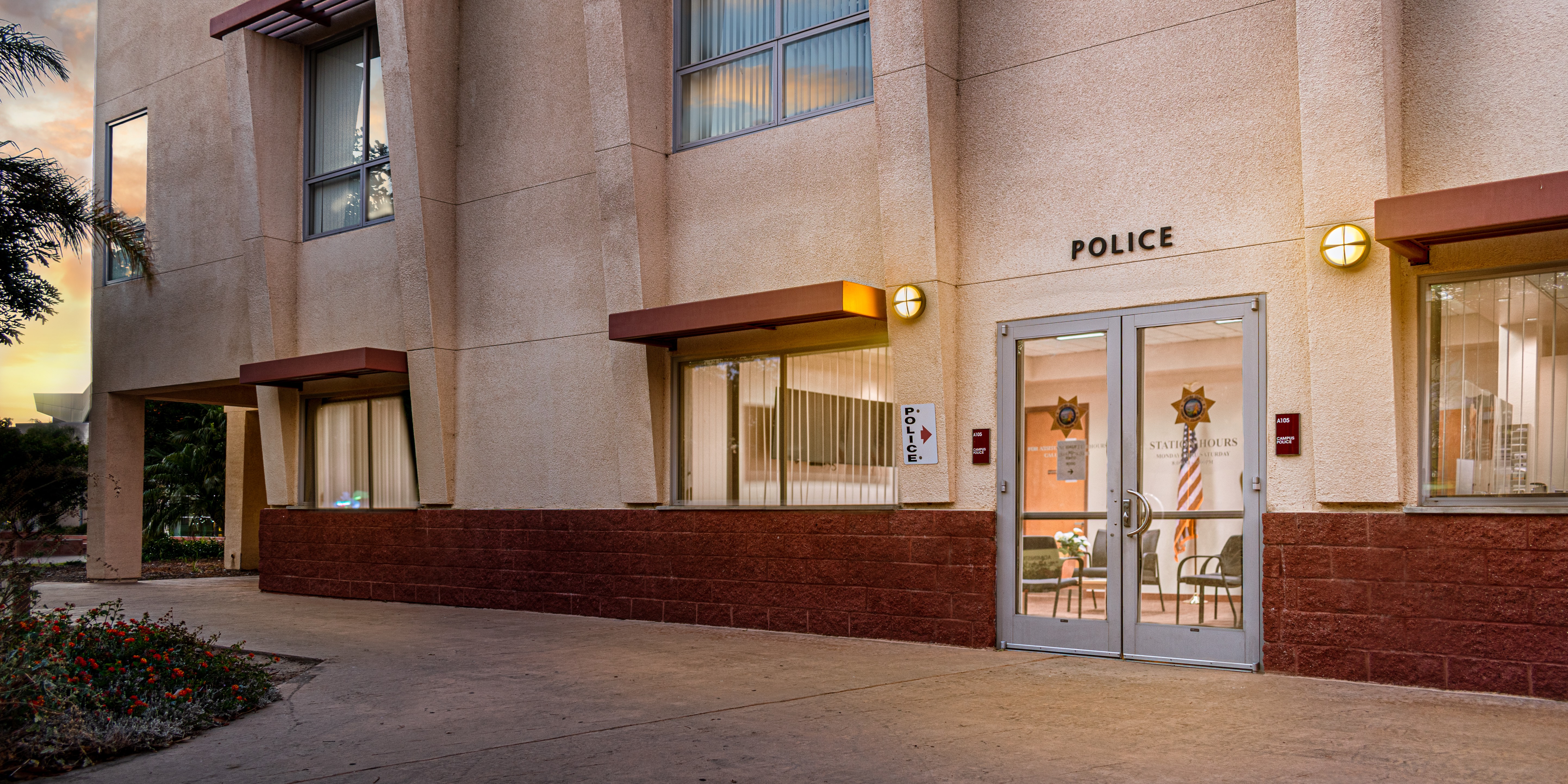 Photo of the Oxnard College Police Station