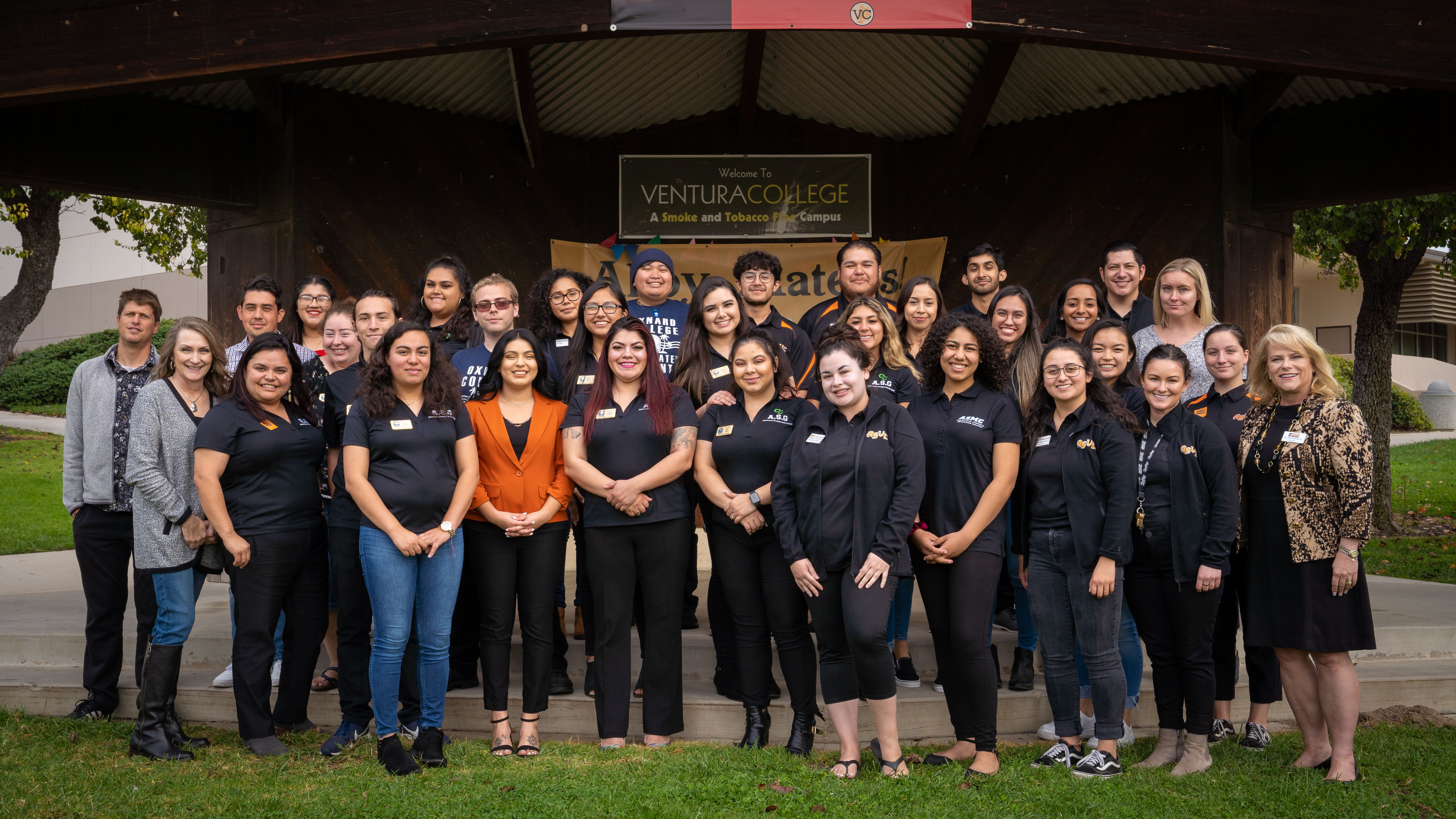 College Student Leaders Group Photo at Ventura College