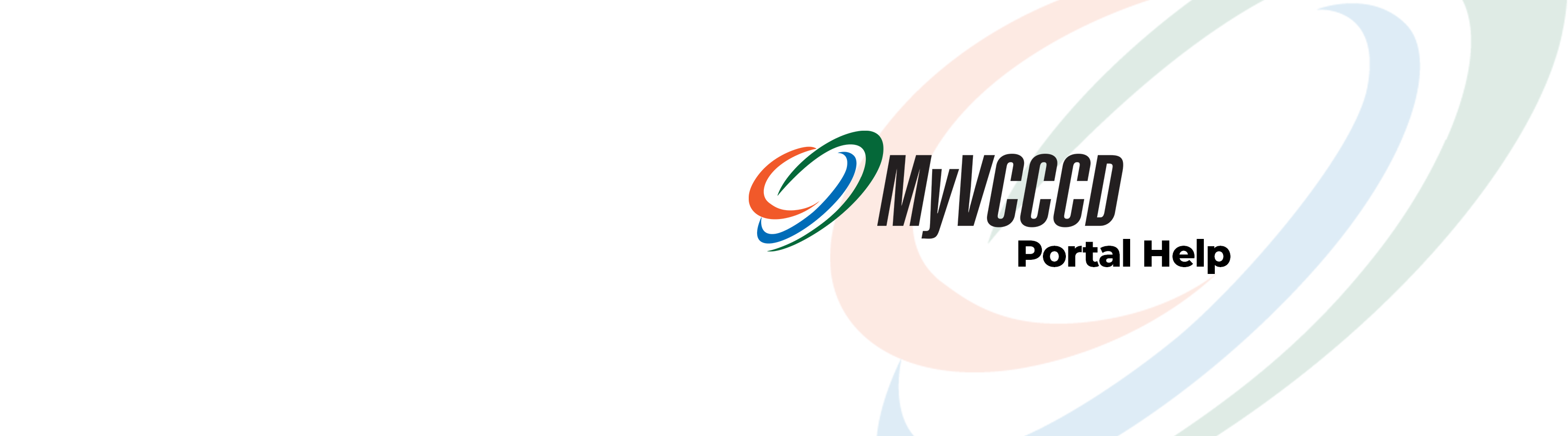 MyVCCCD Portal Help