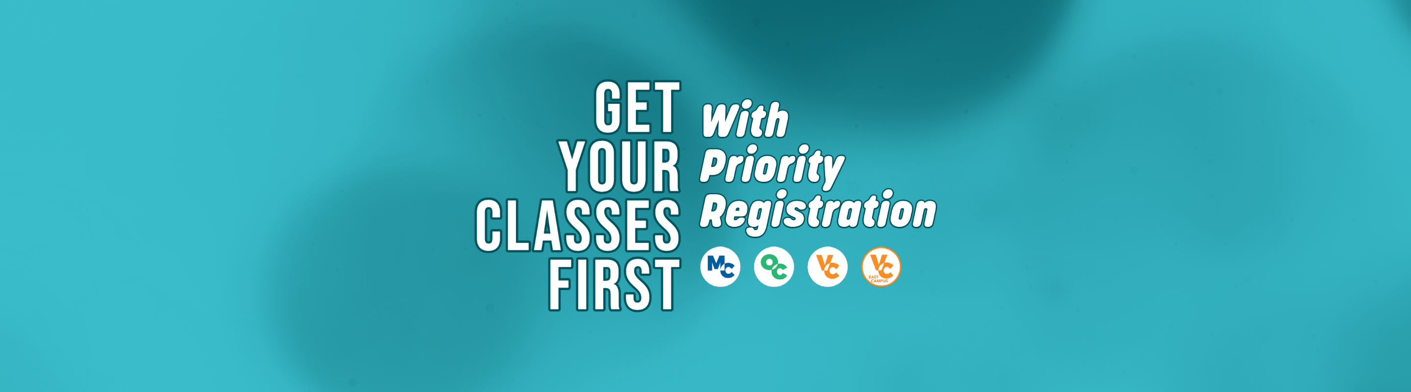 Get Your Classes First with Priority Registration
