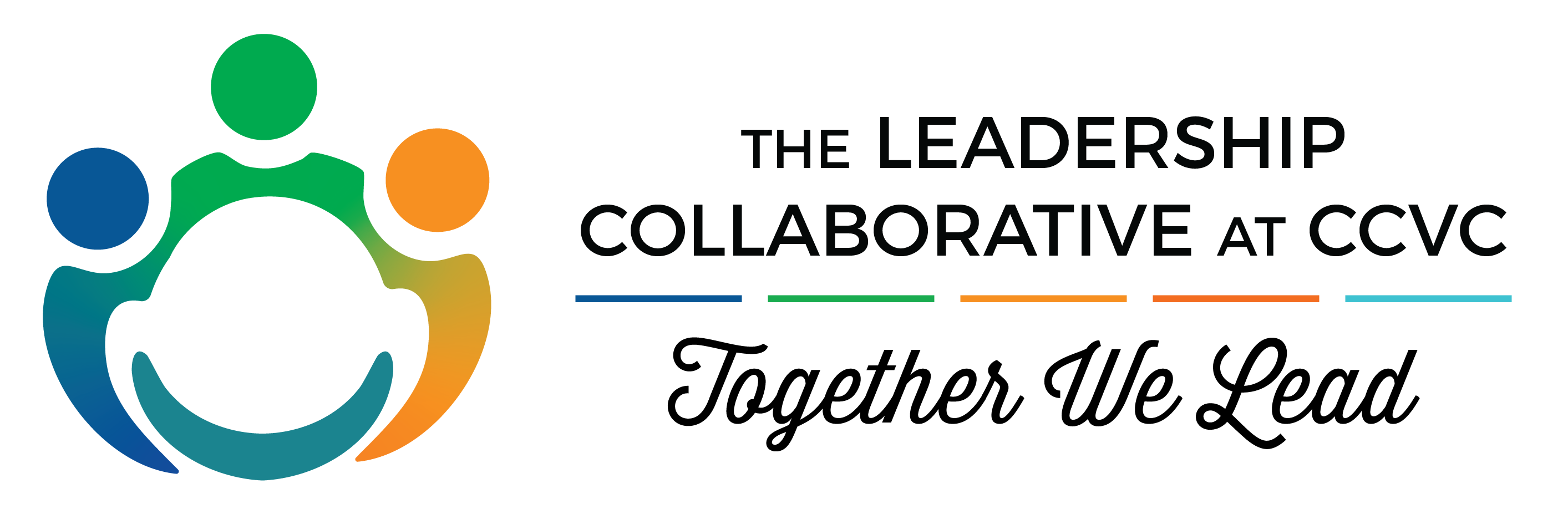 Logo for The Leadership Collaborative at CCVC with caption, Together We Lead.