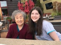 John Cooney's mother and daughter.