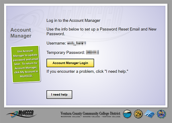 Account Manager login