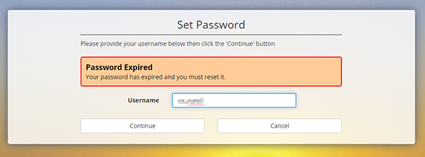 Password Expired