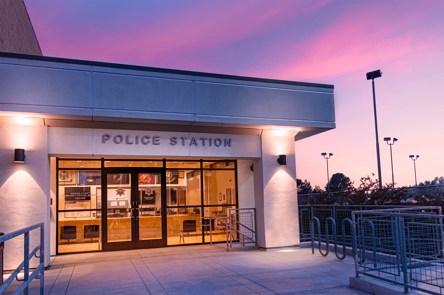 Photo of the Moorpark College Police Station