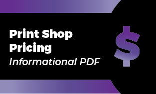 print shop pricing information
