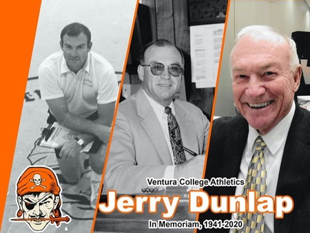 Ventura College Athletics, Jerry Dunlap, In Memoriam 1941-2020