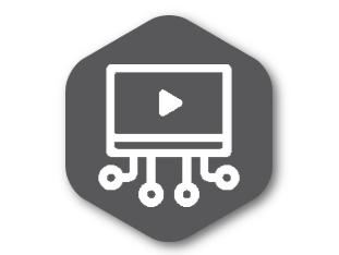Canvas Studio, a media player with sections branching out.