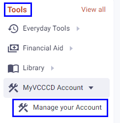 Manage Your Account