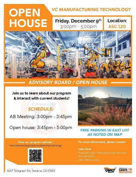 Ventura College Manufacturing Technology Open House