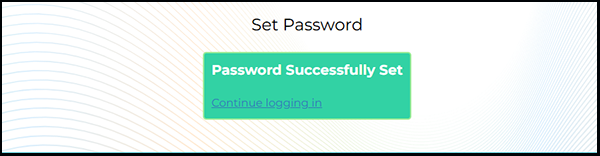 MyVCCCD password successfully set