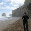 Me on the beach in Australia