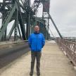 Josh on Burnside Bridge in Portland