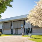 Fountain hall building at Moorpark College