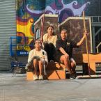 3 cast members of electricidad