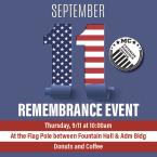 9/11 Remembrance event 9/11 Remembrance event