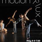 2 dancers on a black background