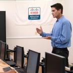 Oxnard College Computer Networking Instructor giving a class lecture