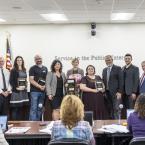 2026 Classified Employees of the Year, the board of trustees, and the Chancellor.