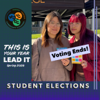 This is your year. Lead it. Spring 2026 Student Elections – Voting Ends. The Community Colleges of Ventura County logo appears with the names Moorpark College, Oxnard College, and Ventura College.