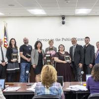 2026 Classified Employees of the Year, the board of trustees, and the Chancellor.