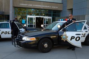 Photo of Supervisors in front of Ventura College LRC