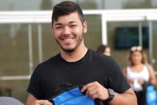 oxnard college student at welcome event