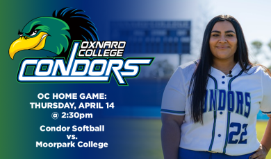 Oxnard College hosts Condor Softball vs. Moorpark College @ 