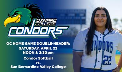 Condor Softball to host San Bernardino Valley College for a Condor Softball to host San Bernardino Valley College for a