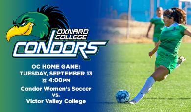 OC Women’s Soccer (Home Game) vs. Victor Valley College