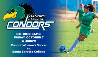 OC Women’s Soccer (Home Game) vs. Santa Barbara City College
