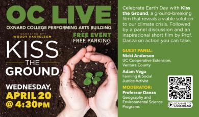 OC LIVE Presents Earth Day Event: “Kiss the Ground” on Wedne