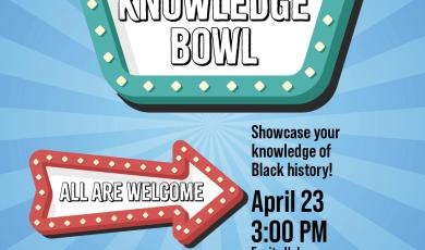 Neon signs on a blue striped background