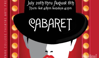 Cabaret red background illustration of woman in black hat Cabaret red background illustration of woman in black hat